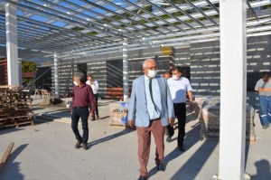 SAHADA ÇALIŞMALARI DENETLEDİ