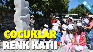 ÇOCUKLAR UYGULAMALI HEYKEL SEMPOZYUMUNA RENK KATTI