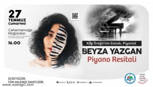 PİYANO RESİTALİNE DAVETLİSİNİZ